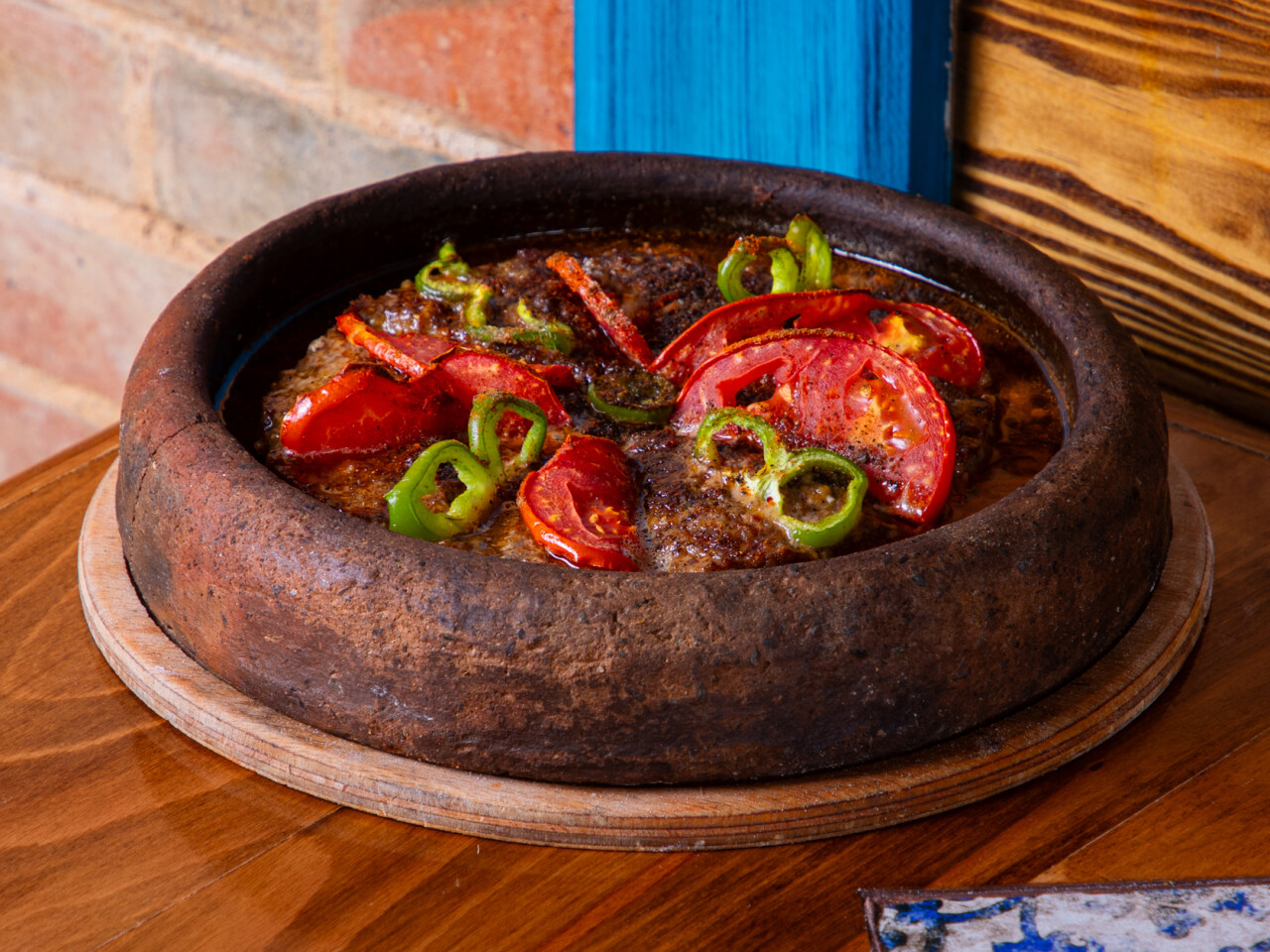Meat Patty & Tomato Pot